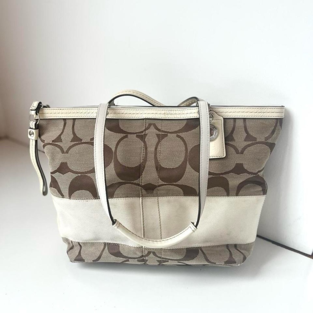 Coach Vintage Y2K Signature Tote Shoulder Bag 🤎